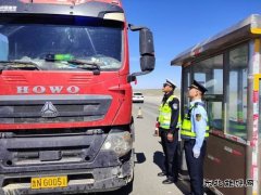 富蕴执法大队：强化联合执法，严查超限运输保畅通